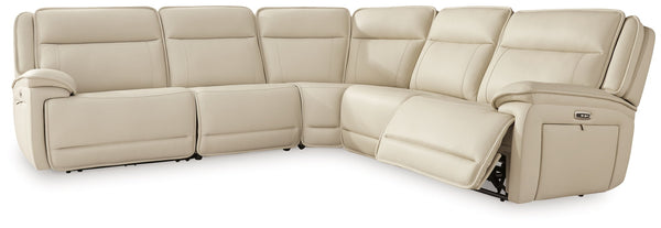 Double Deal 5 Piece Reclining Sectional