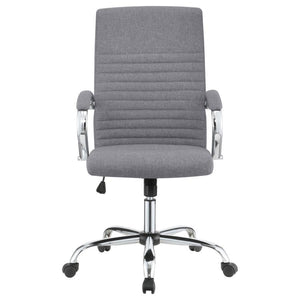 Abisko - Upholstered Adjustable Home Office Desk Chair - Gray