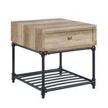 Brantley II - End Table - Oak & Sandy Black