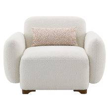 Darius - Chair With Pillow - Beige Boucle