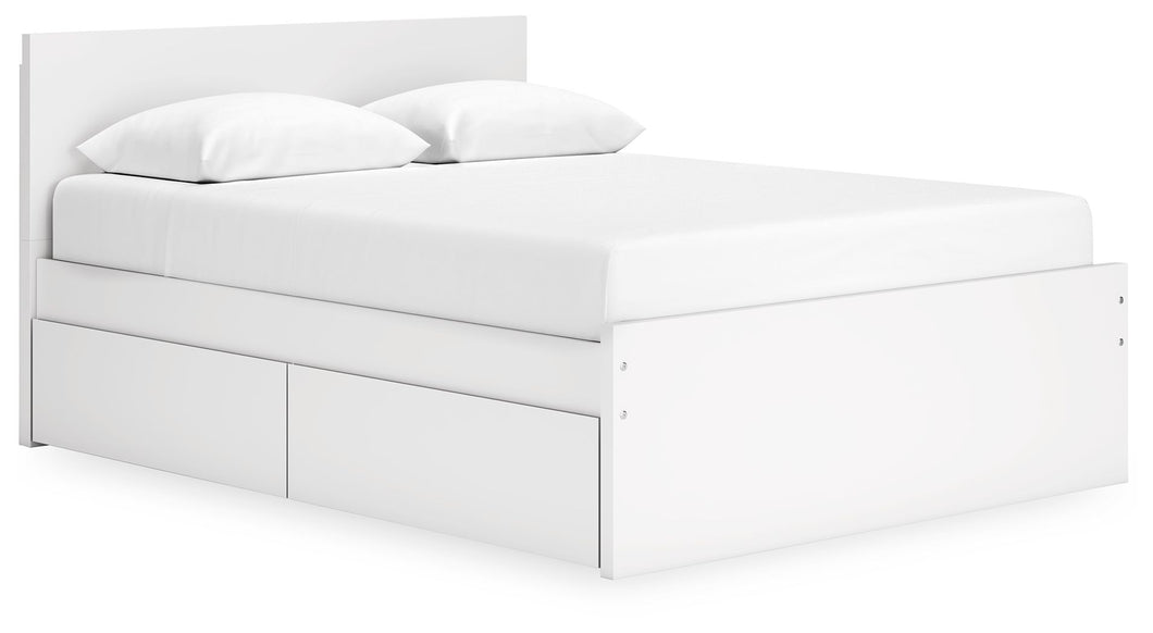 Onita - Panel Platform Bed With Storage