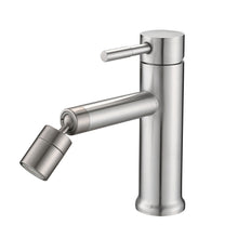 2 Mode Bathroom Faucet With 360 Degree Rotating Aerator For Sink