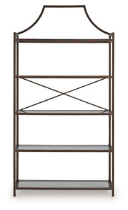 Bernonly - Antique Bronze Finish - Bookcase