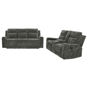 Kennett - Chenille Power Reclining Sofa Set