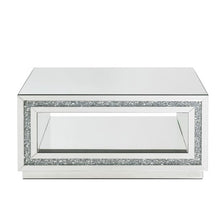 Noralie - 35" X 24" Coffee Table - Mirrored & Faux Diamonds
