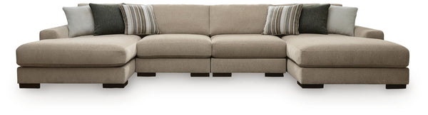 Linenhause 4-Piece Double Chaise Sectional Dune