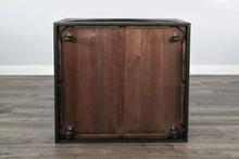 Modern Wood Coffee Table With Arched Open Shelf Design And Casters - Umbra / Oak Grove