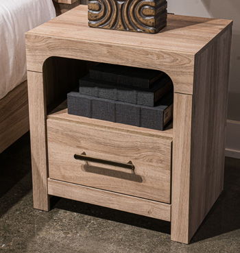 Kinlanni - One Drawer Night Stand - Tan