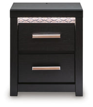 Shoralli - Two Drawer Night Stand - Black