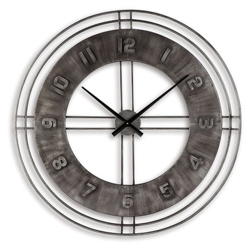 Ana Sofia - Wall Clock - Antique Gray