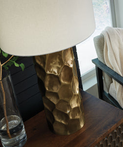 Marshawn - Gold Finish - Metal Table Lamp