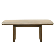 Kasha - Dining Table With Marble Top Top - Vintage Oak