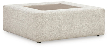 Ashbourne Estate - Oversized Accent Ottoman - Snowstone