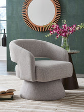 Nashkins - Swivel Accent Chair - Pebble