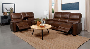 Greenfield - Upholstered Power Reclining Sofa Set