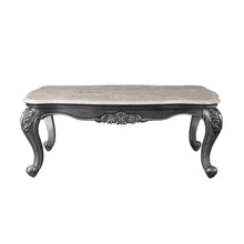 Ariadne - Coffee Table - Marble Top & Platinum