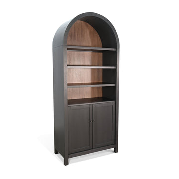 Arched Display Cabinet With Doors