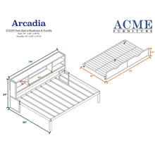 Renell - Twin Bed With Trundle & Storage - Black & Silver