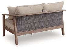 Harmony Headlands - Loveseat With Cushion - Natural / Gray