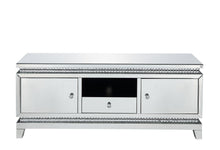 Lotus - TV Stand - Mirrored & Faux Crystals