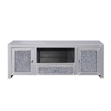 Noralie - TV Stand - Mirrored & Faux Diamonds - 22"