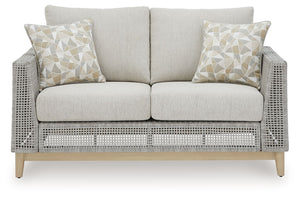 Seton Creek - Gray - Loveseat With Cushion