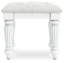 Kozlani - 3 Pc. - Vanity, Mirror And Stool - White