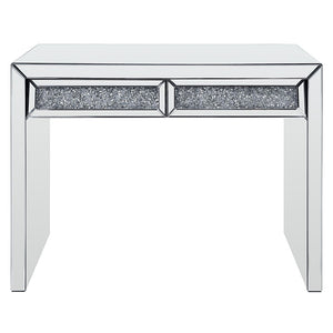 Noralie - Console Table Faux Diamonds - Mirrored