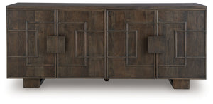 Cato - Dark Brown - Accent Cabinet
