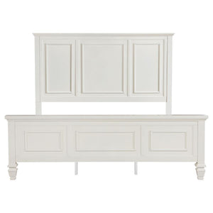 Sandy Beach - 63" Panel Bed with High Headboard