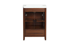 Lelia - Sink Cabinet - Walnut Finish