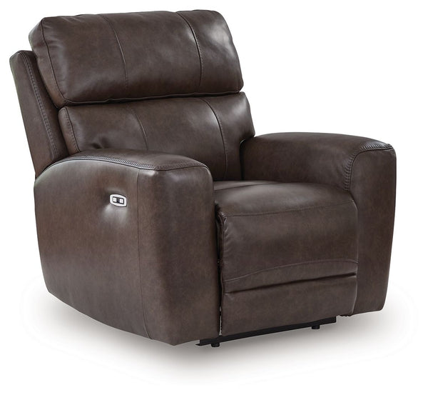 Crossplex Power Recliner / Adjustable Headrest Smoke