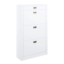 Pagan - Shoe Cabinet - White High Gloss