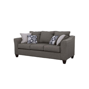 Salizar - Upholstered Flared Arm Sofa - Charcoal Gray