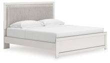 Zuraleus - Upholstered Panel Platform Bed With Roll Slats