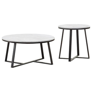 Hugo - Faux Marble Coffee Table Set