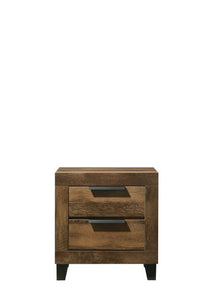 Morales - Nightstand - Rustic Oak Finish