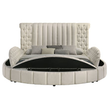 Sonya - Upholstered Round Storage Bed