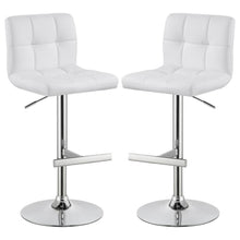 Lenny - Upholstered Adjustable Bar Stool (Set of 2)