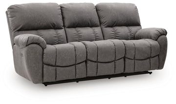 Bakerstein - Power Recline Sofa With Adjustable Headrest - Galaxy