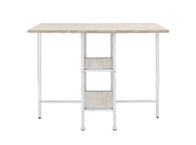 Raine - Counter Height Table - Antique White & Chrome