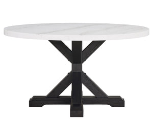Varley - 5 Piece Dining Room Set - White / Gray