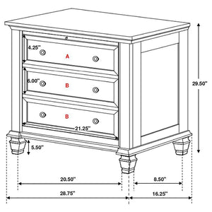 Sandy Beach - Storage Bed Bedroom Set