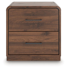Fortlorn - Walnut Brown - Two Drawer Night Stand