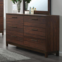 Edmonton - 6-Drawer Dresser - Rustic Tobacco