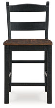 Valebeck - Black / Brown - Barstool (Set of 2)