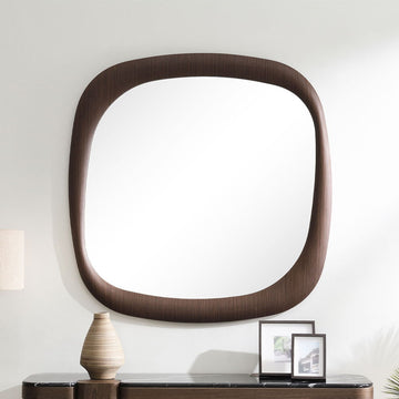 Dana - Accent Mirror - Dark Walnut