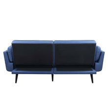 Nafisa - Adjustable Sofa & Ottoman - Blue Fabric