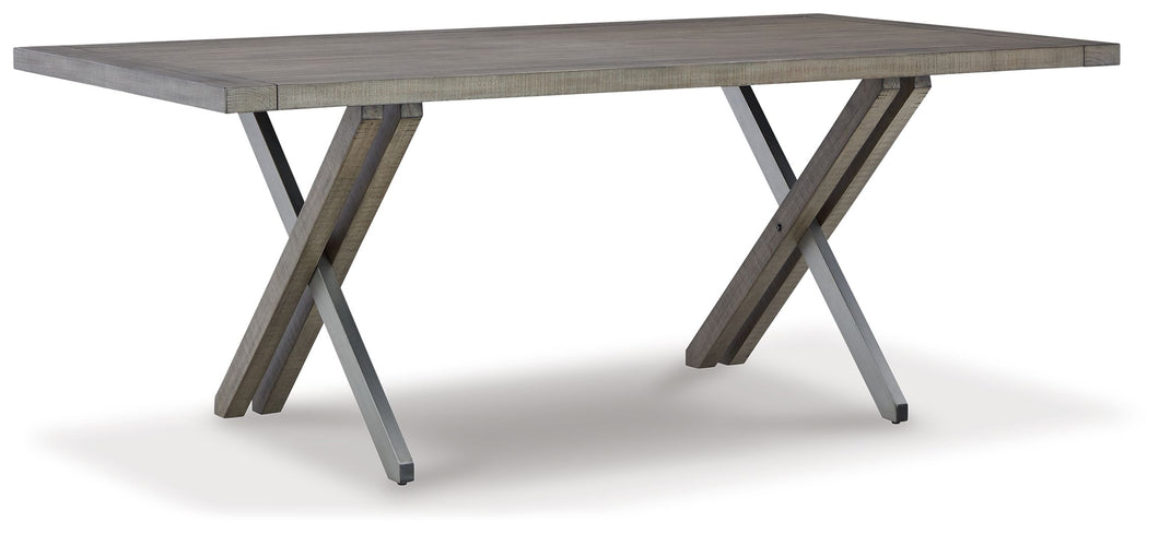 Krystanza - Weathered Gray - Rectangular Dining Room Table