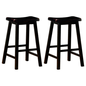 Durant - Wood Backless Bar Stool (Set of 2)